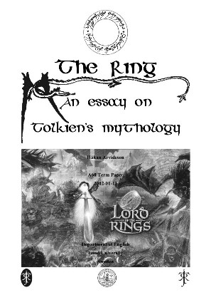 Tolkien thesis