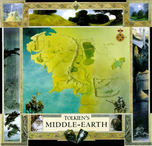 Middle-earth Illustrated Map