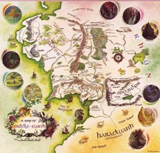 A Map of Middle-earth